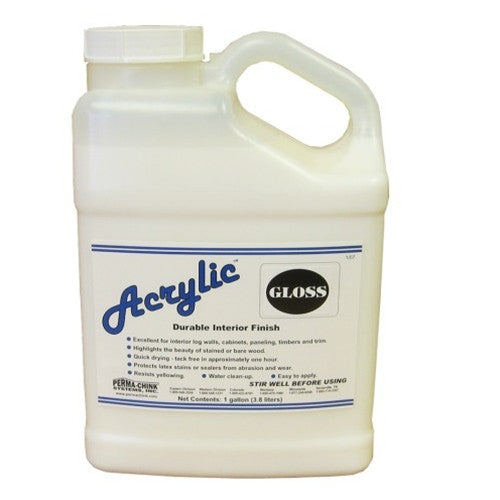 Lifeline Acrylic Gloss/Satin: Premium Topcoats for Finishing Interior Log Walls, Mill-work and Furniture