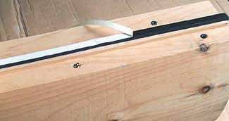 Log Home Gasket Tape™: Closed-cell PVC foam double sided tape for sealing engineered log homes
