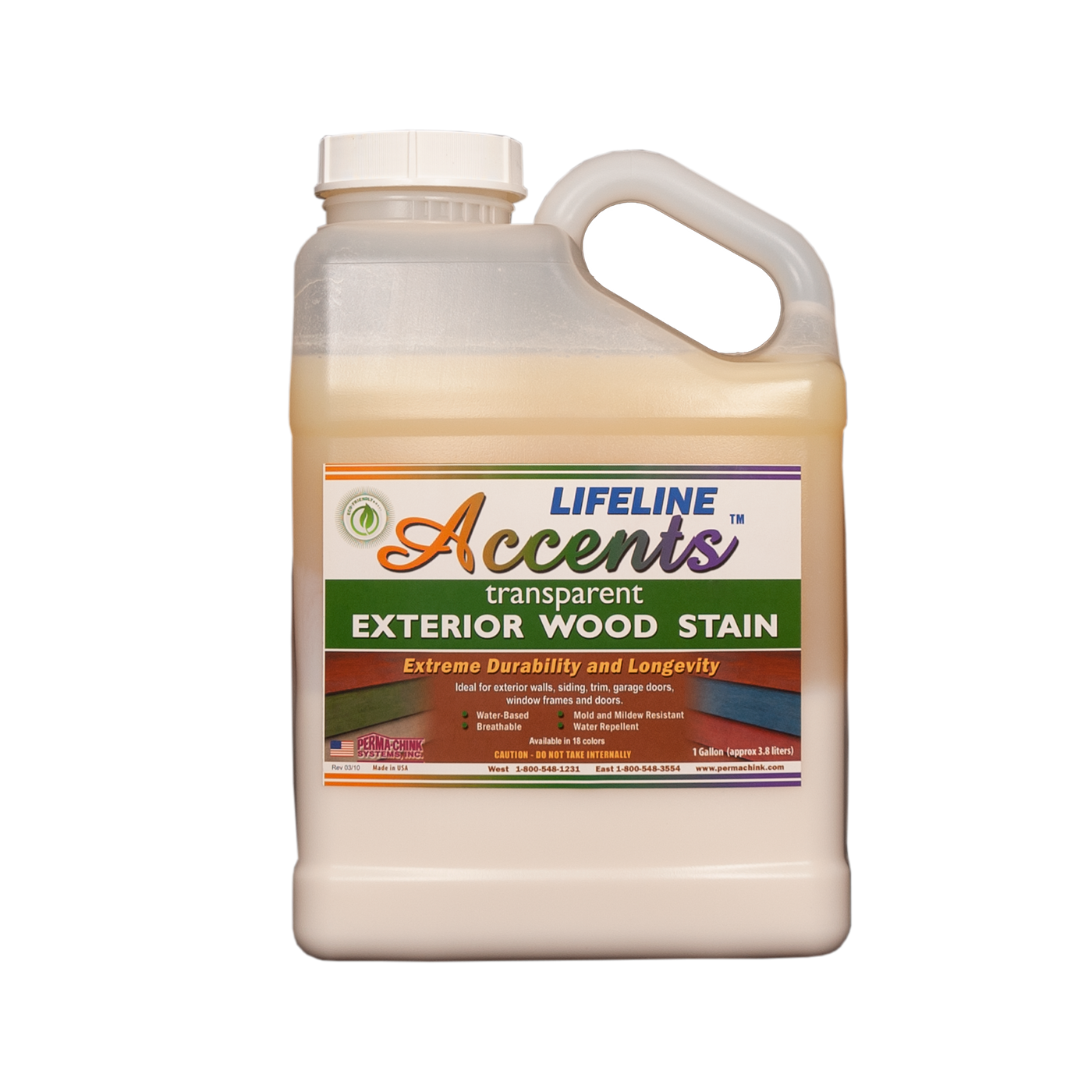 Lifeline Accents EXTERIOR Transparent Wood Stain — Canadian Log Home Supply